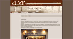 Desktop Screenshot of decoracionaldan.com