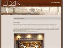 Tablet Screenshot of decoracionaldan.com